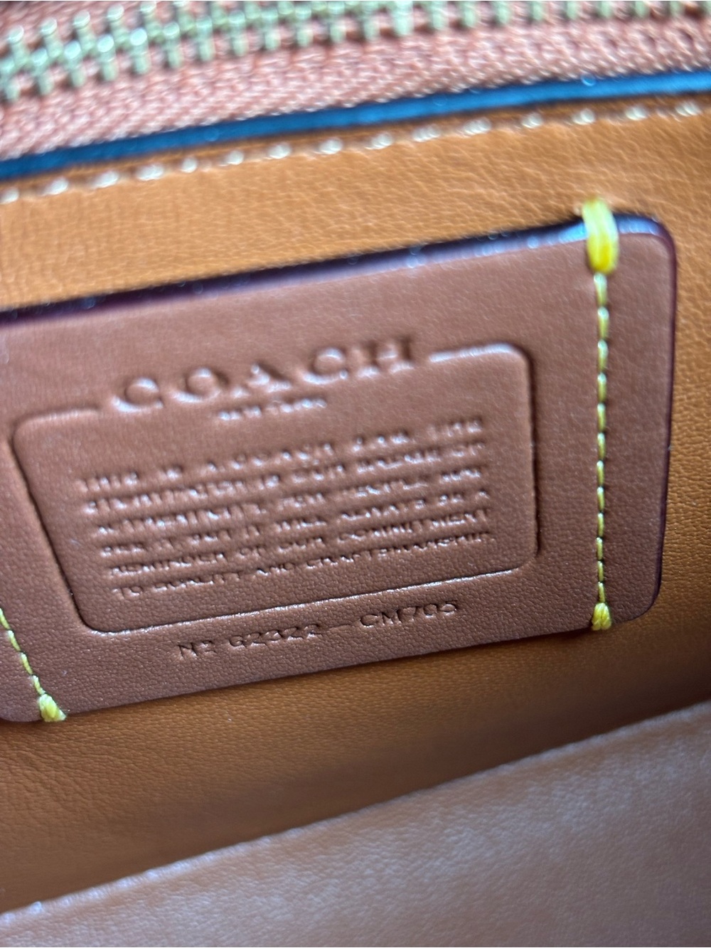 Coach Harley Crossbody (Large) in Black and Gold - Picture 7 of 9